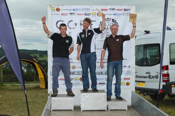 Solo veteran men's overall TransWales podium