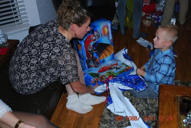 Loads of present for the kids at Christmas