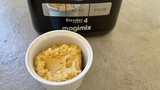 Hummus made in the Magimix Power Blender 4