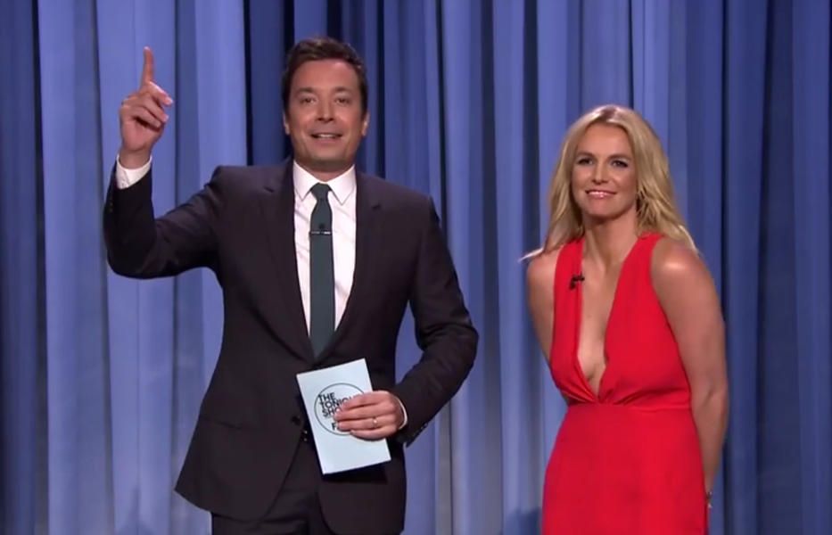 Britney Spears Helps Jimmy Fallon List The Pros And Cons Of Dating Britney Spears The Week