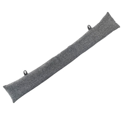 grey draught excluder with hooks from Wayfair