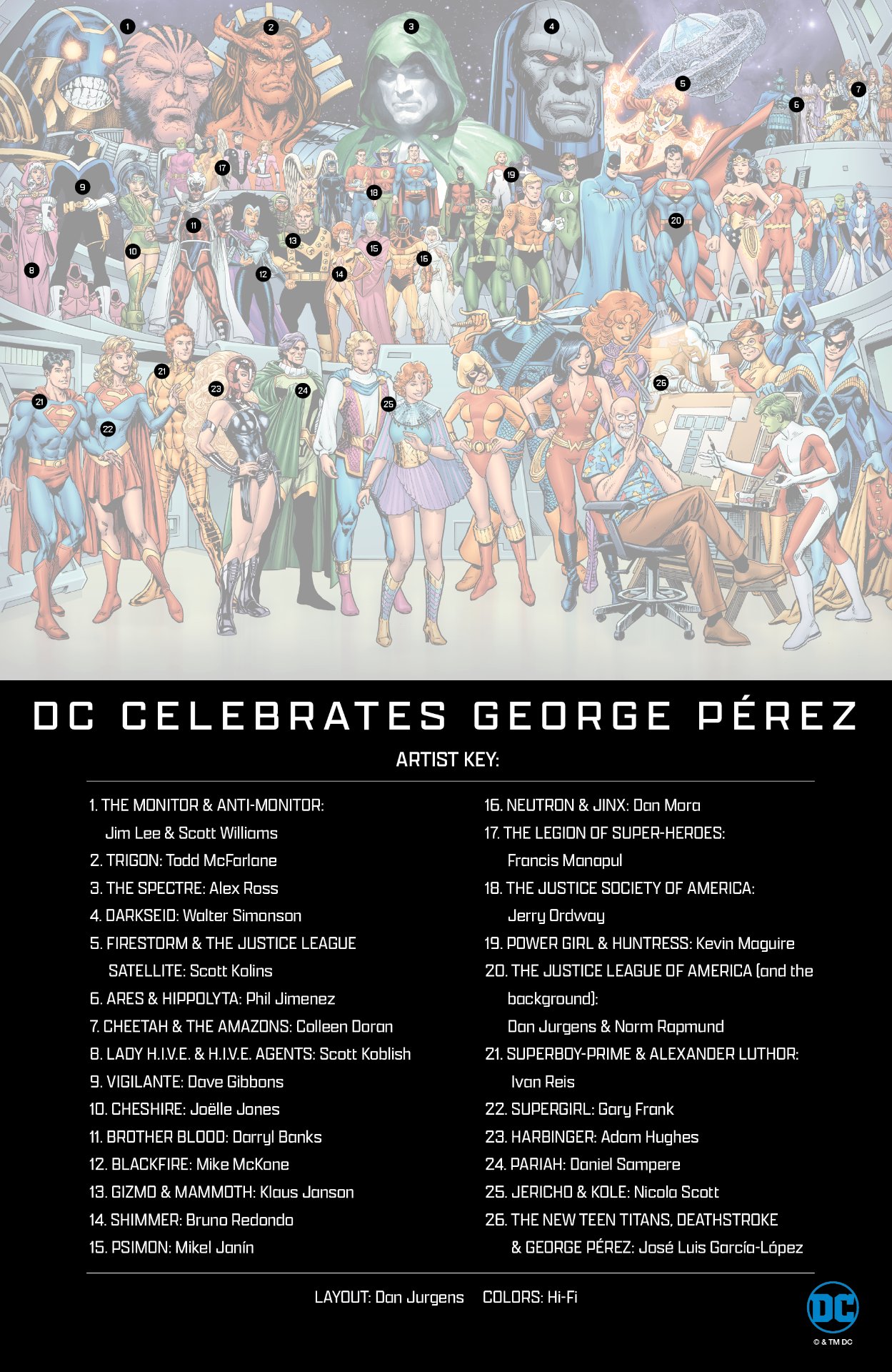 DC's George Pérez tribute image
