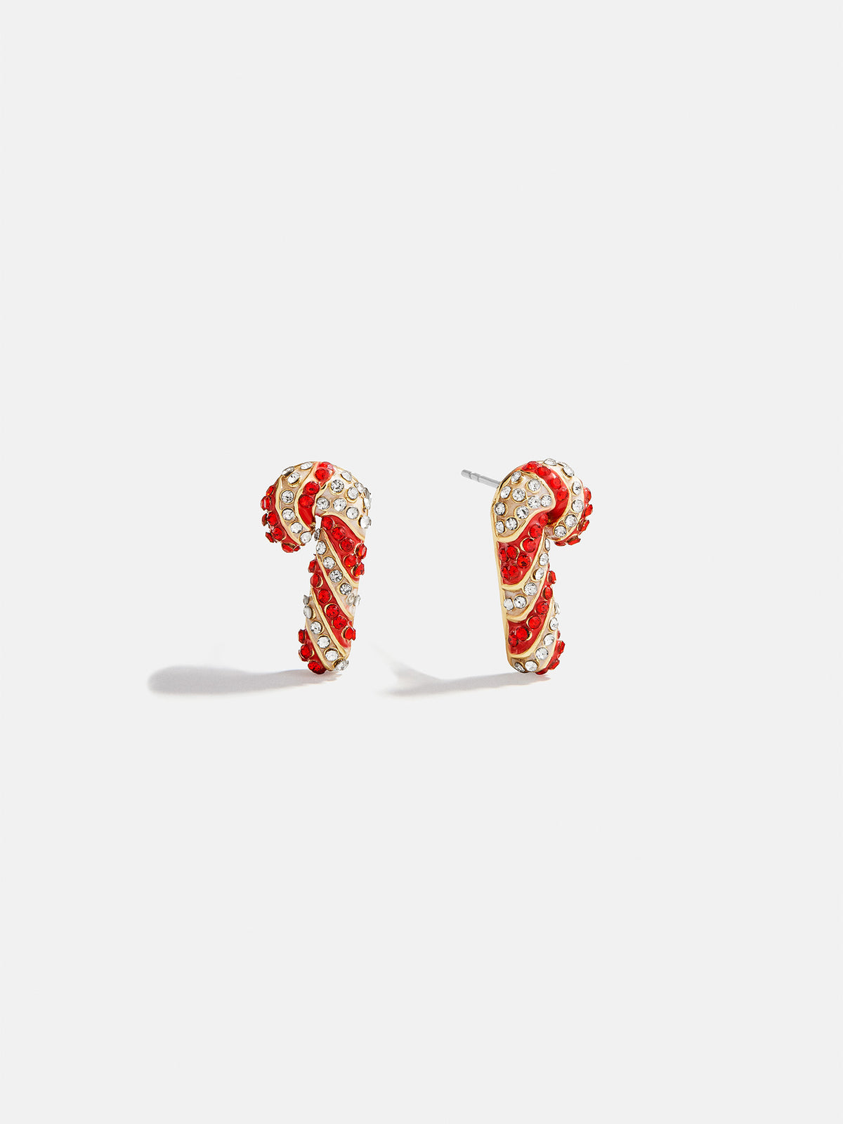 Holiday Twist Candy Cane Stud Earrings - Candy Cane