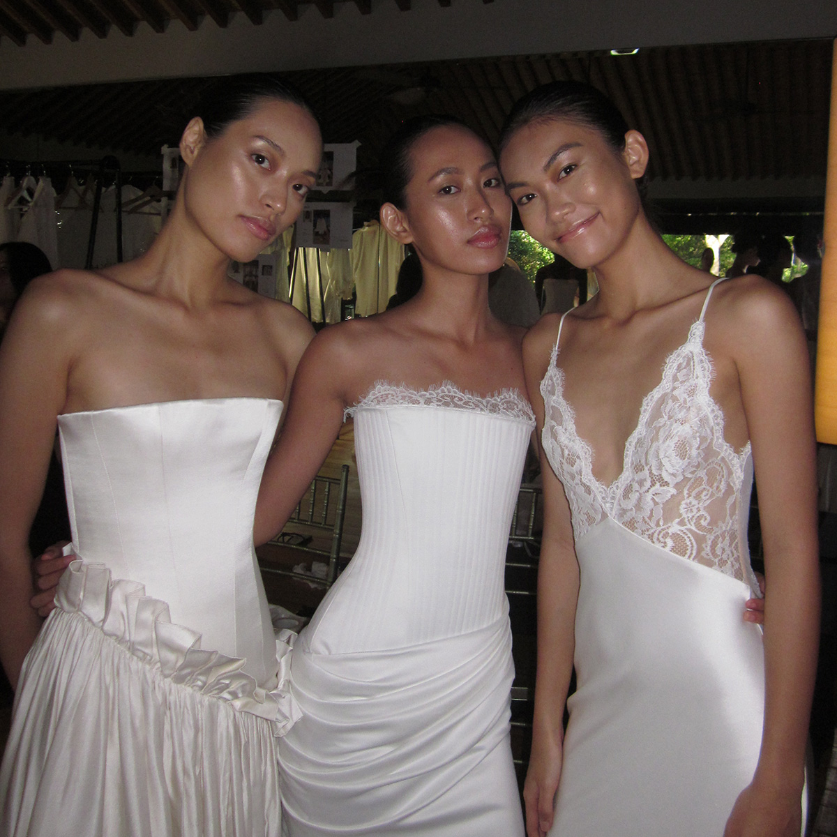 Models backstage at kyha's fall 2026 show.