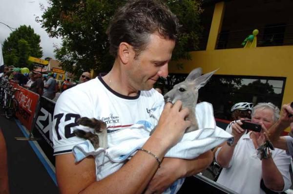 Probably the highlight of Alessandro Petacchi's day