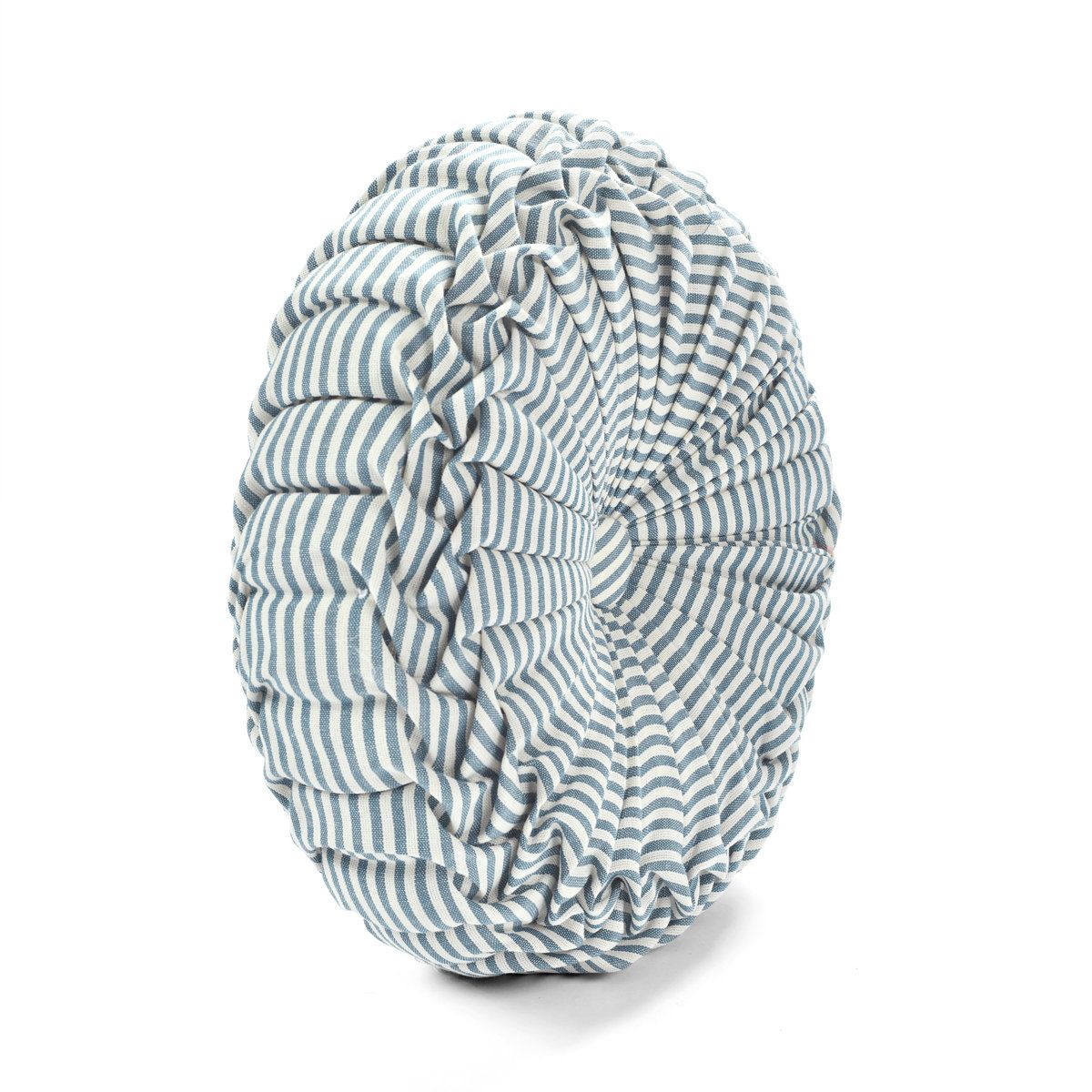Lush Decor Farmhouse Ticking Stripe Yarn Dyed Pleated Round Pillow Cover & Insert & Reviews | Wayfair