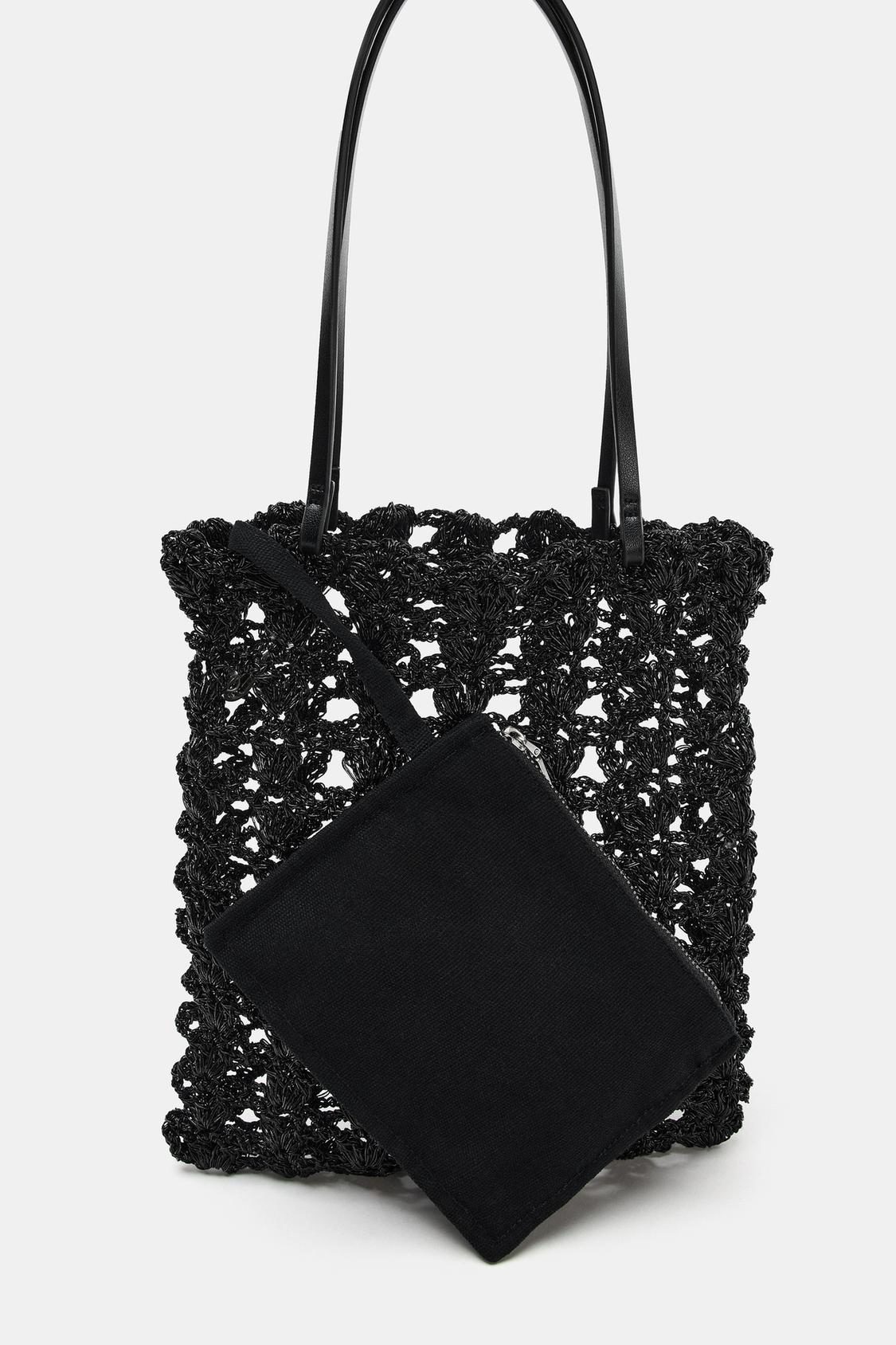 Zara , Crochet Mini Tote