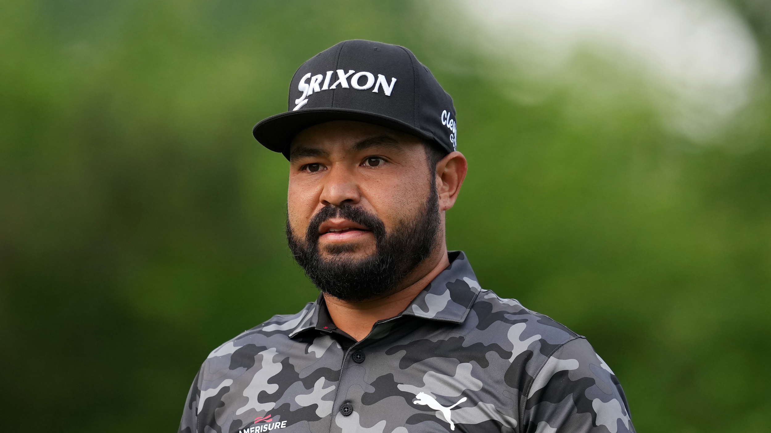 JJ Spaun looks on during the 2025 Memorial Tournament