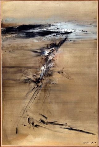 Zao Wou-Ki, 10.05.62, 1962. Oil on canvas, 130 x 89 cm.