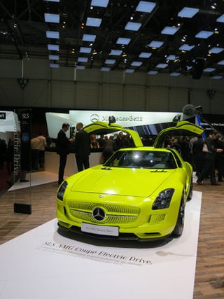 Yellow Mercedes-Benz
