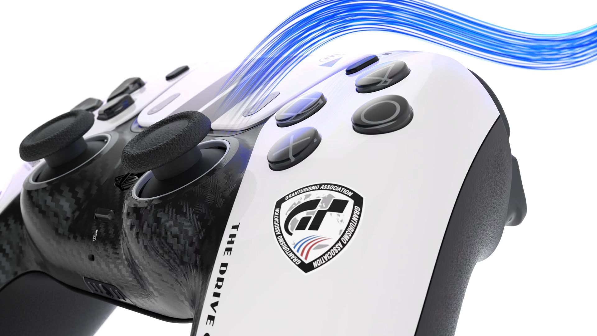 A screenshot from the promotional video of the Gran Turismo 7 DualSense controller