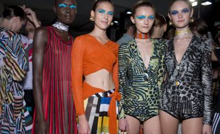 Missoni S/S 2016 collection soared with simpler, easier-to-digest striping