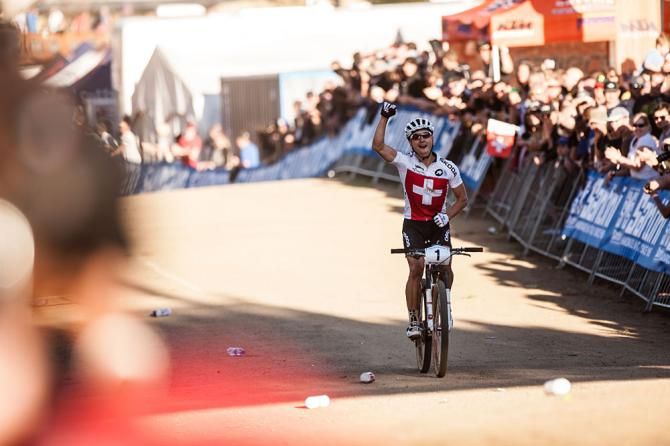 Nino Schurter wins cross country Worlds