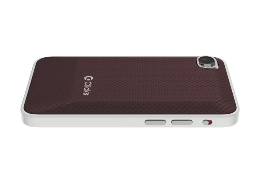 Clicks Communicator back panel showing its camera