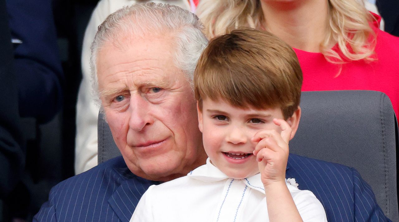 King Charles and Prince Louis share similar expressions