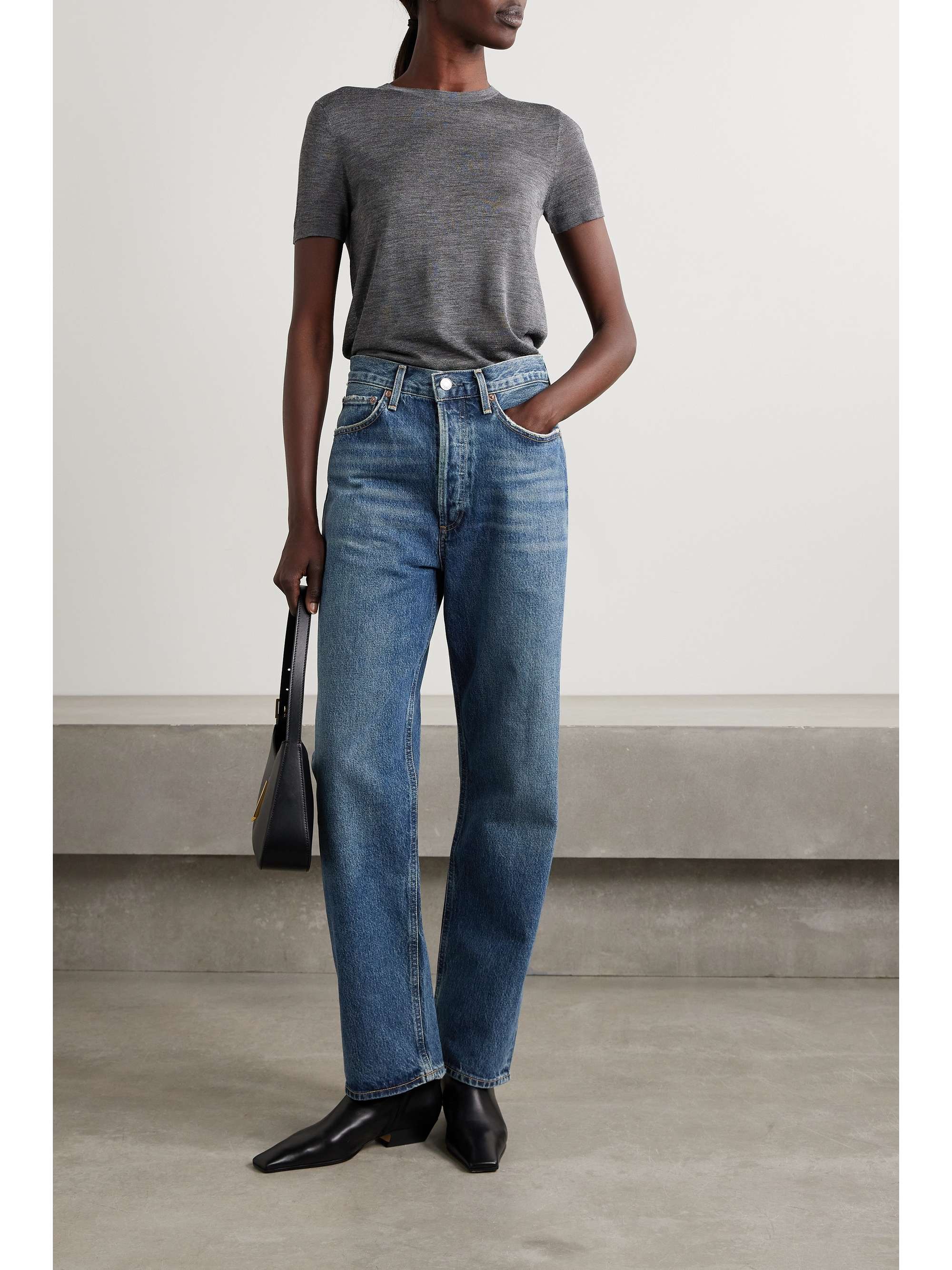 '90s Mid-Rise Straight-Leg Organic Jeans