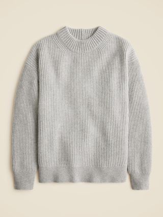 Ribbed Cashmere Oversized Sweater