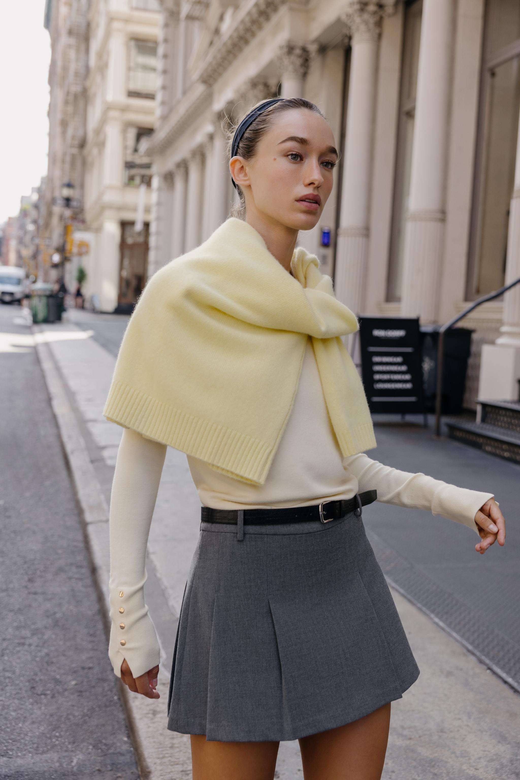 Basic Plain Knit Sweater