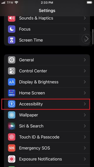 Accessibility in iOS