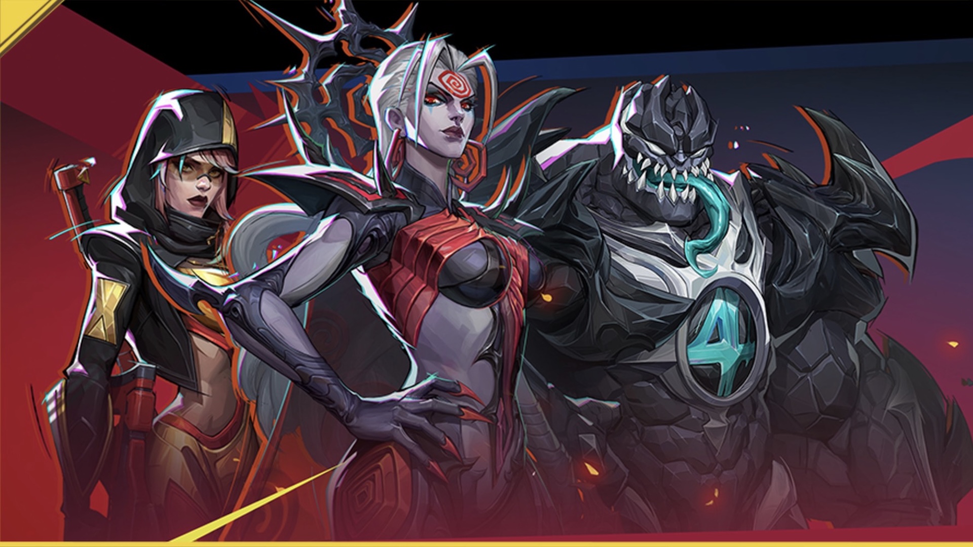 The Thing, Hela, and Psylocke stand side by side