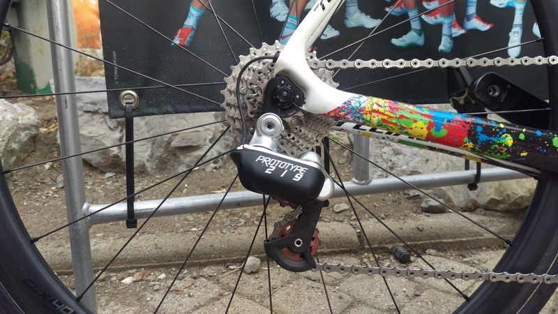 The FSA rear derailleur.