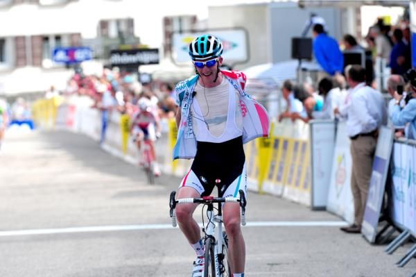 Jurgen Van Den Broeck (Omega Pharma-Lotto) wins stage 1 of the Dauphine
