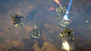Helldivers gameplay screenshots showing vehicles, weapons, and Strategems