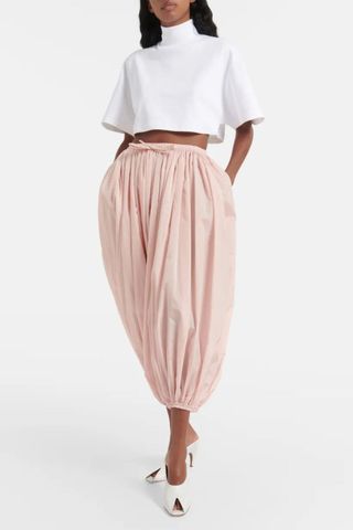 Alaia Low-rise wide-leg pants