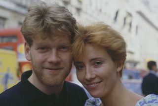 Kenneth Branagh and Emma Thompson, who star together in the BBC Television drama series Fortunes of War