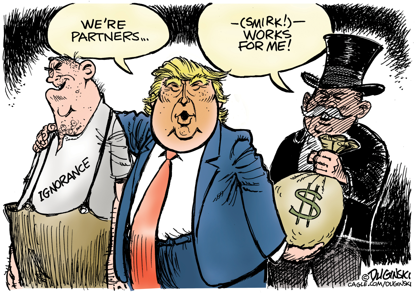 Political cartoon