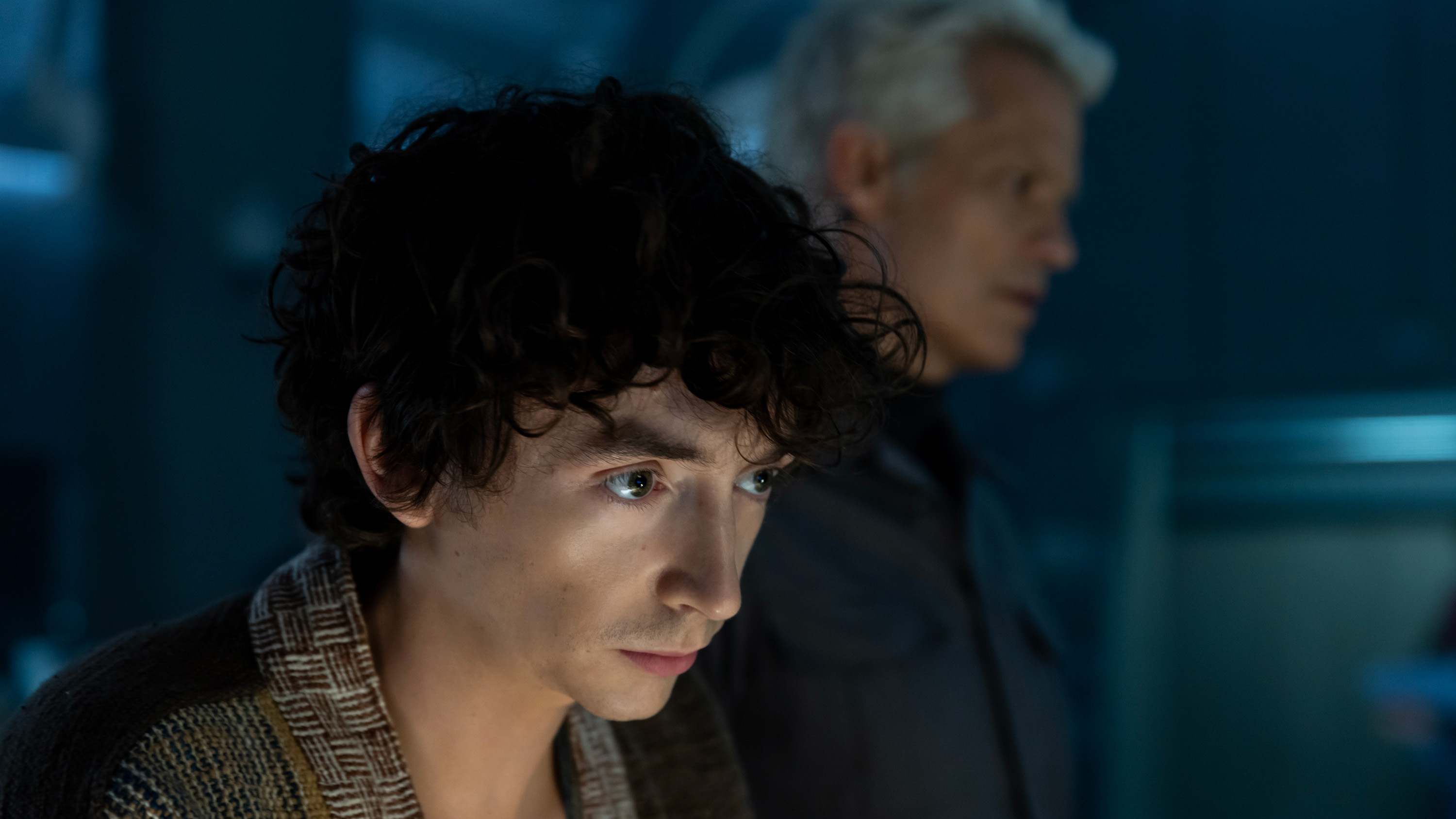 Boy Kavalier (Samuel Blenkin) and Kirsh (Timothy Olyphant) in Alien: Earth.