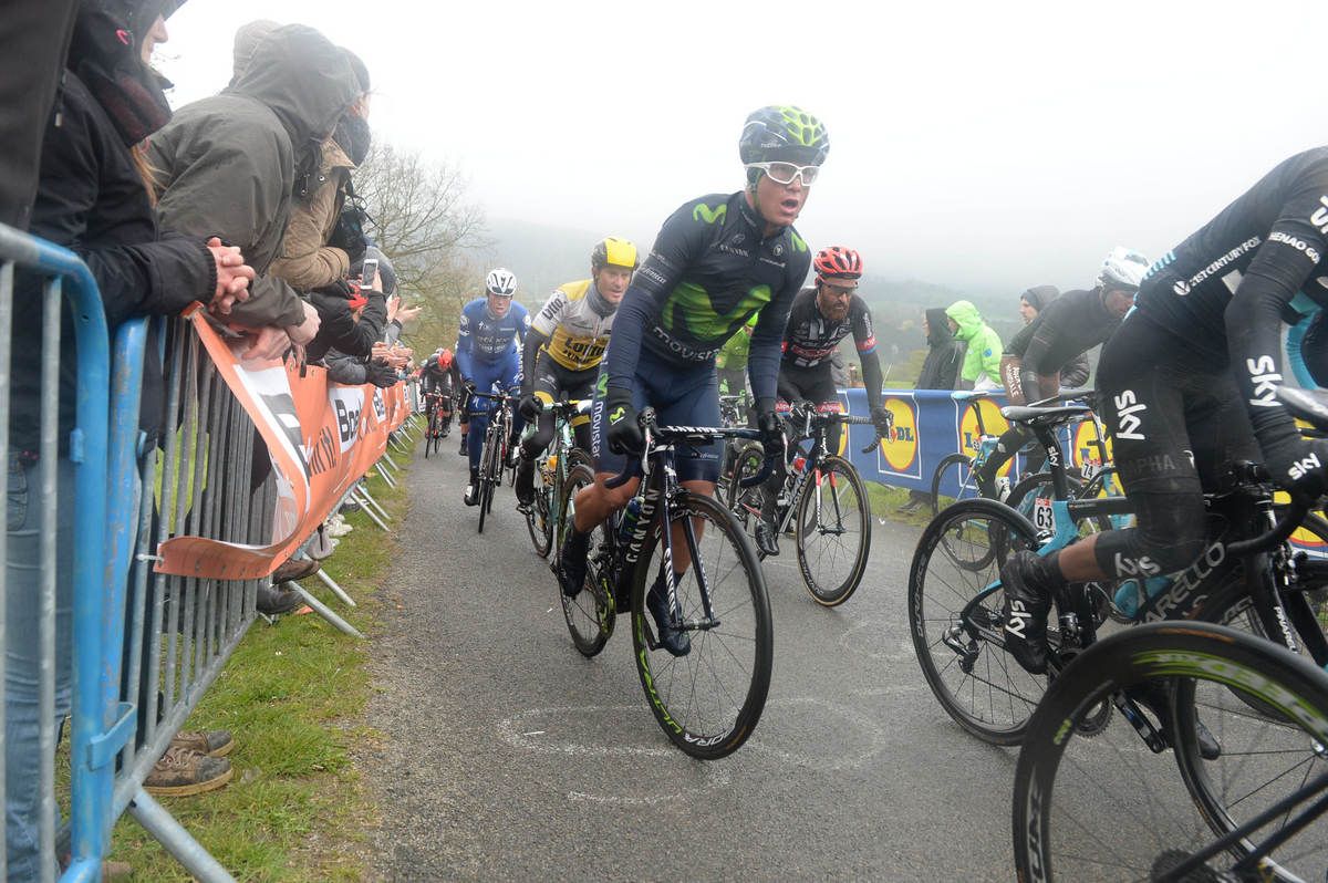 Carlos Betancur was one just a handful of riders with bare legs