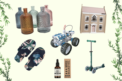 a collage showing the best sustainable Christmas gifts for 2021