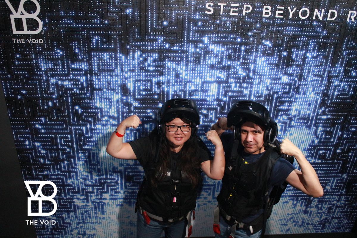Christine and Robert at The Void