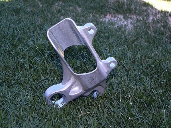 The externally-bonded dropout is specially shaped to maximize bond strength and adhesive integrity during construction.