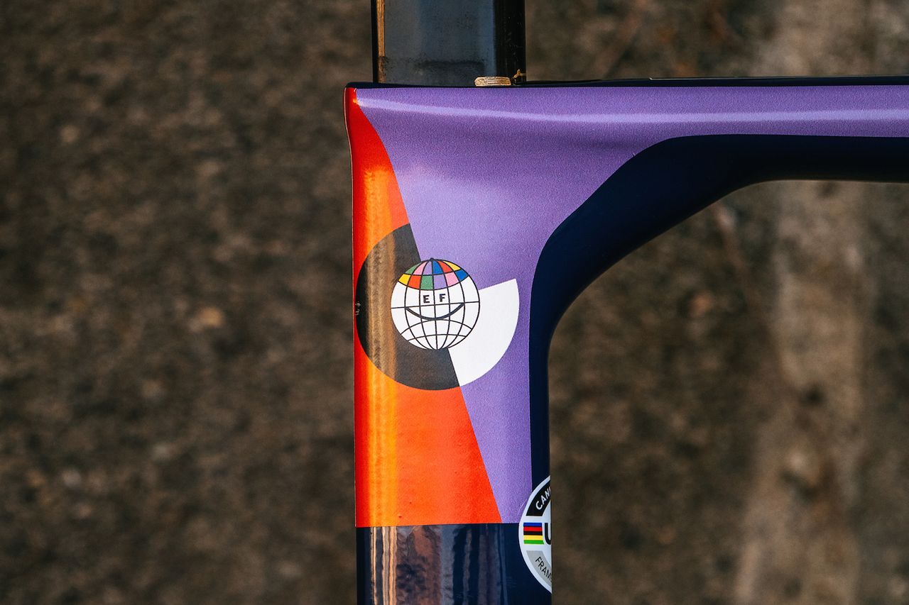 Hugh Carthy's Cannondale SuperSlice TT bike from the Giro d'Italia
