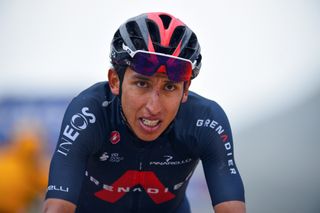 Egan Bernal during the 2021 Giro d'Italia