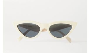what sunglasses suit me: Celine Cat Eye Acetate Sunglasses