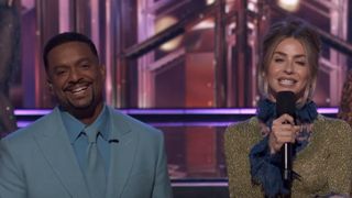 Julianne and Alfonso hosting Viral Hits Night