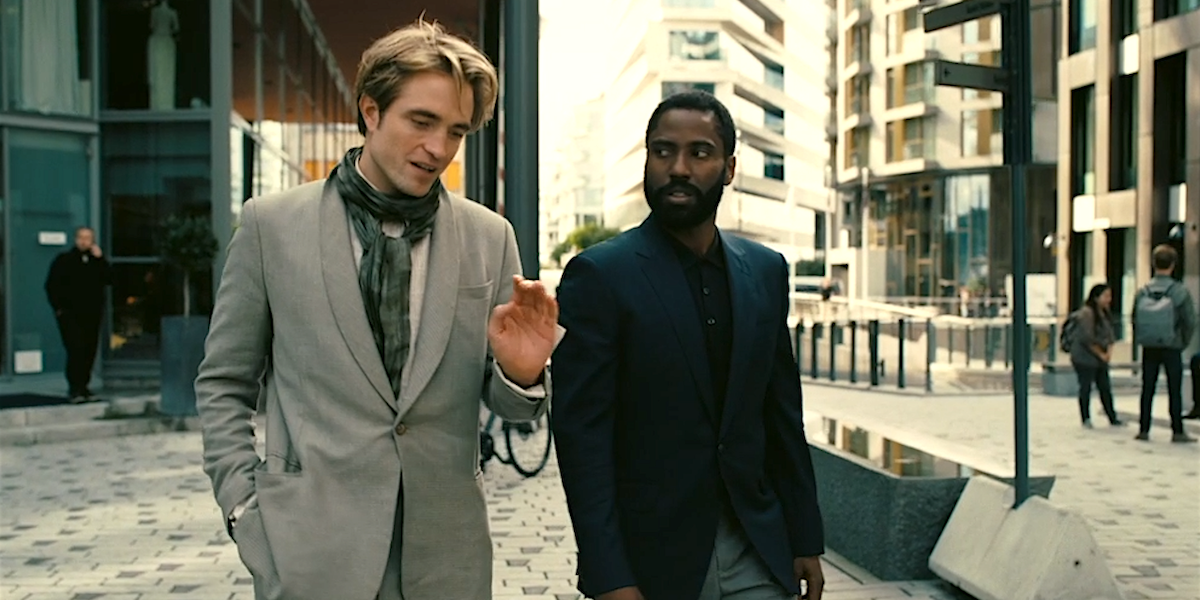 Robert Pattinson and John David Washington in Tenet