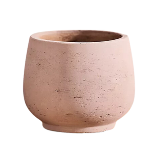 A round footed ceramic planter