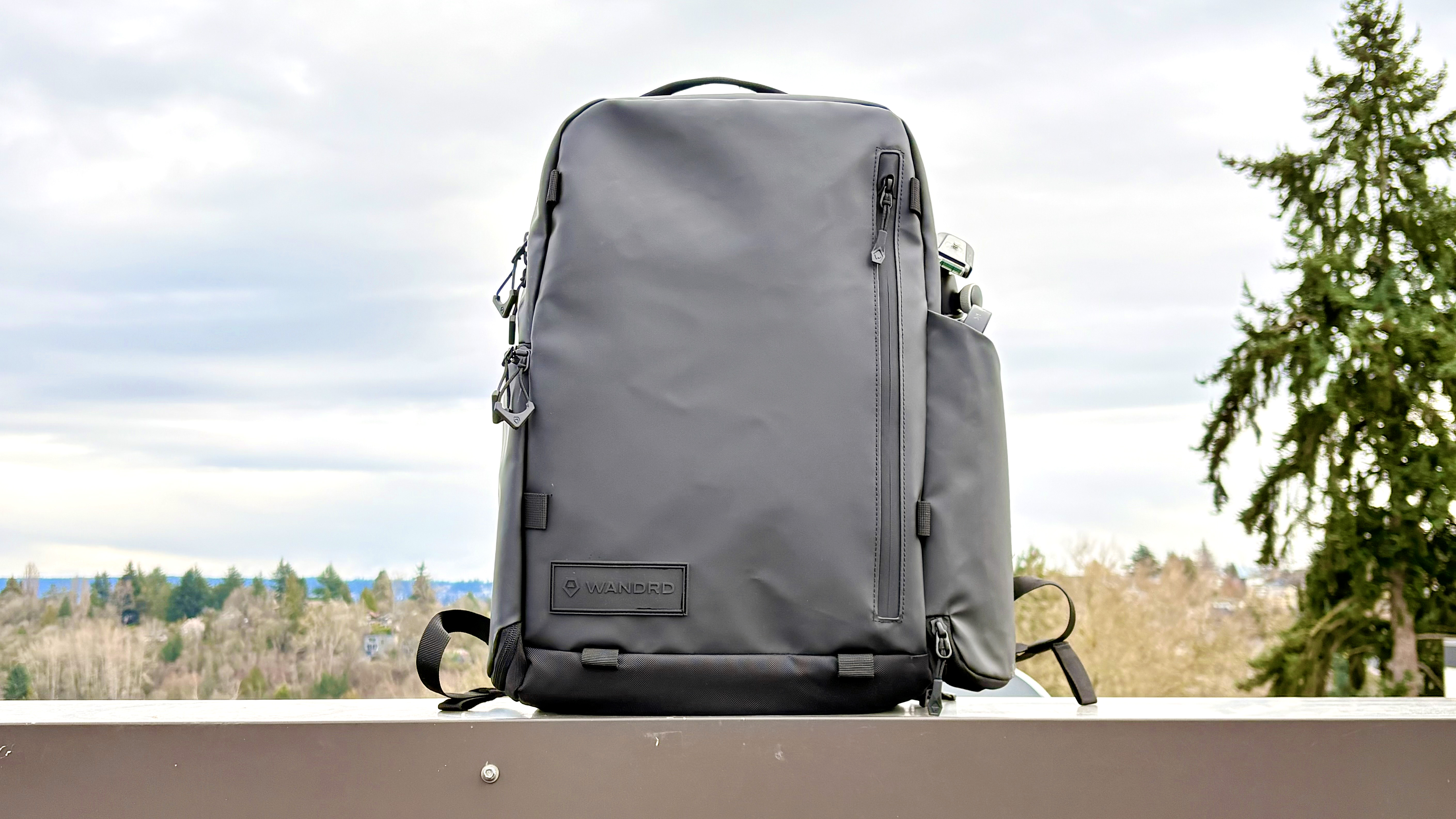 Close-up of the Wandrd Prvke Zip backpack in 31L