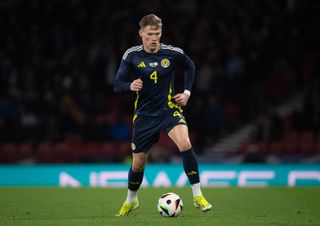Scotland Euro 2024 squad Scott McTominay of Scotland in action during the international friendly match between Scotland and Northern Ireland at Hampden Park on March 26, 2024 in Glasgow, Scotland. (Photo by Joe Prior/Visionhaus via Getty Images)