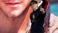 An image of game director Naoki Yoshida holding up a single finger to the fans, informing them he'll give them exactly one week to finish the Elden Ring DLC before Dawntrail arrives.