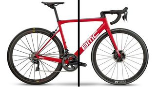 BMC has two new Teammachine SLR01 bikes - an updated rim-brake bike and a new disc machine