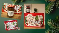 Three images of the Bonne Maman Advent Calendar pictured during testing