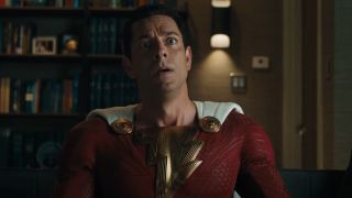 Zachary Levi as Shazam in Fury of the Gods