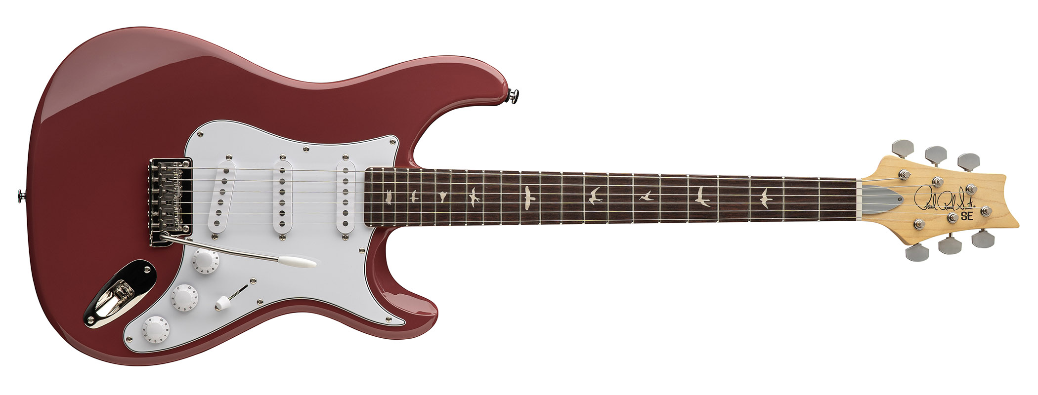 PRS SE Silver Sky Derby Red