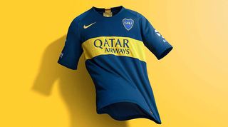 Boca Juniors home kit