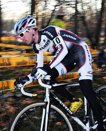 Jesse Anthony (Team Jamis) riding in the top ten.